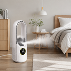 Bladeless 6-Speed Humidifying Tower Fan (30 cm)