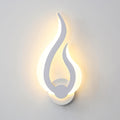 10W Warm White Wall Sconce with Modern Flame LED Design