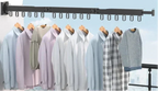 Wall-Mounted Clothes Drying Rack Foldable & Extendable Rust-Resistant Aluminum