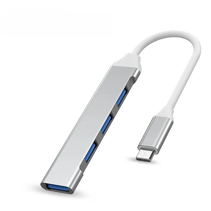 USB Hub 4-Port USB 3.0 & 2.0 Aluminum