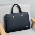 Laptop Bag Leather Padded Compartment Fits 15 Inch