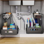 SmartFit 2-Tier Roll-Out Under Sink Storage Solution