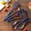 Premium 7-Piece Wooden Cooking Utensils Collection
