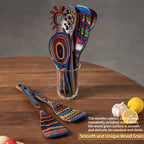 Premium 7-Piece Wooden Cooking Utensils Collection