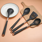 Non-Stick Kitchen Tool Set with 7 Pieces and Storage Stand