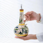 Charming Rustic Ceramic Oil & Vinegar Dispenser