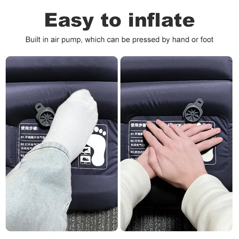 Camping Mattress Ultralight Self-Inflating Built-In Foot Pump