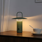 Metal Table Lamp with Touch Control – USB Rechargeable LED Light