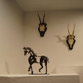 Horse Figurine Handcrafted Solid Metal Shelf & Mantel Decor