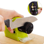 Electric Knife Sharpener Automatic Diamond Disc Non-Slip Base