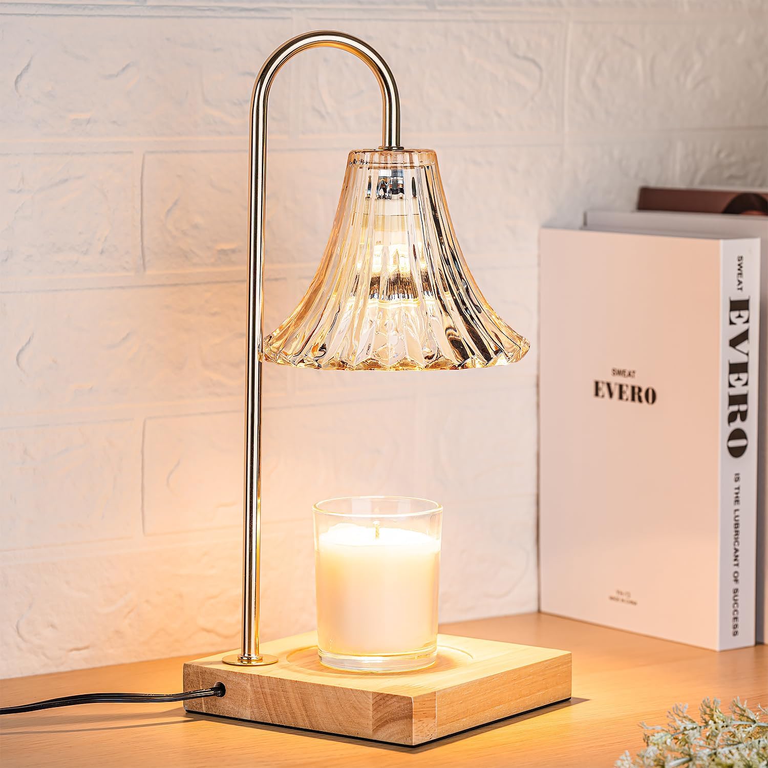 Electric Table Lamp for Melting Wax Candles