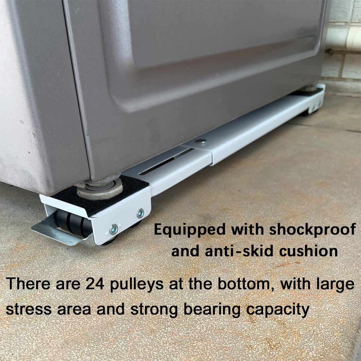 Heavy-Duty Appliance Roller with Adjustable Design - 2 Pack