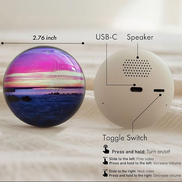 Luminara Memory Globe – Your Personalized Photo & Video Display