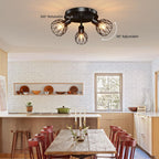 Adjustable Black Ceiling Spotlight Light | Vintage Industrial Style