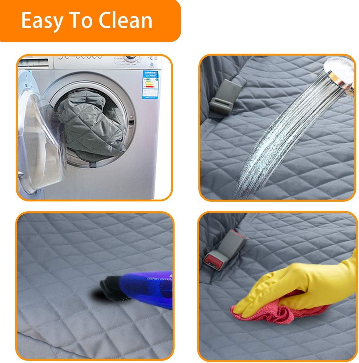 PetGuard Waterproof Car Seat Cover - Versatile Hammock Design