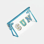 Clear Cosmetic Pouch for Travel - Beach Makeup Bag for Mother's Day
