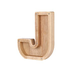 Piggy Bank Personalized Letter Sustainable Wood & Acrylic