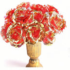 Artificial Rose Table Decoration - Floral Arrangement for Mother's Day