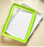 Food Storage Tray Airtight Foil Lid Stackable
