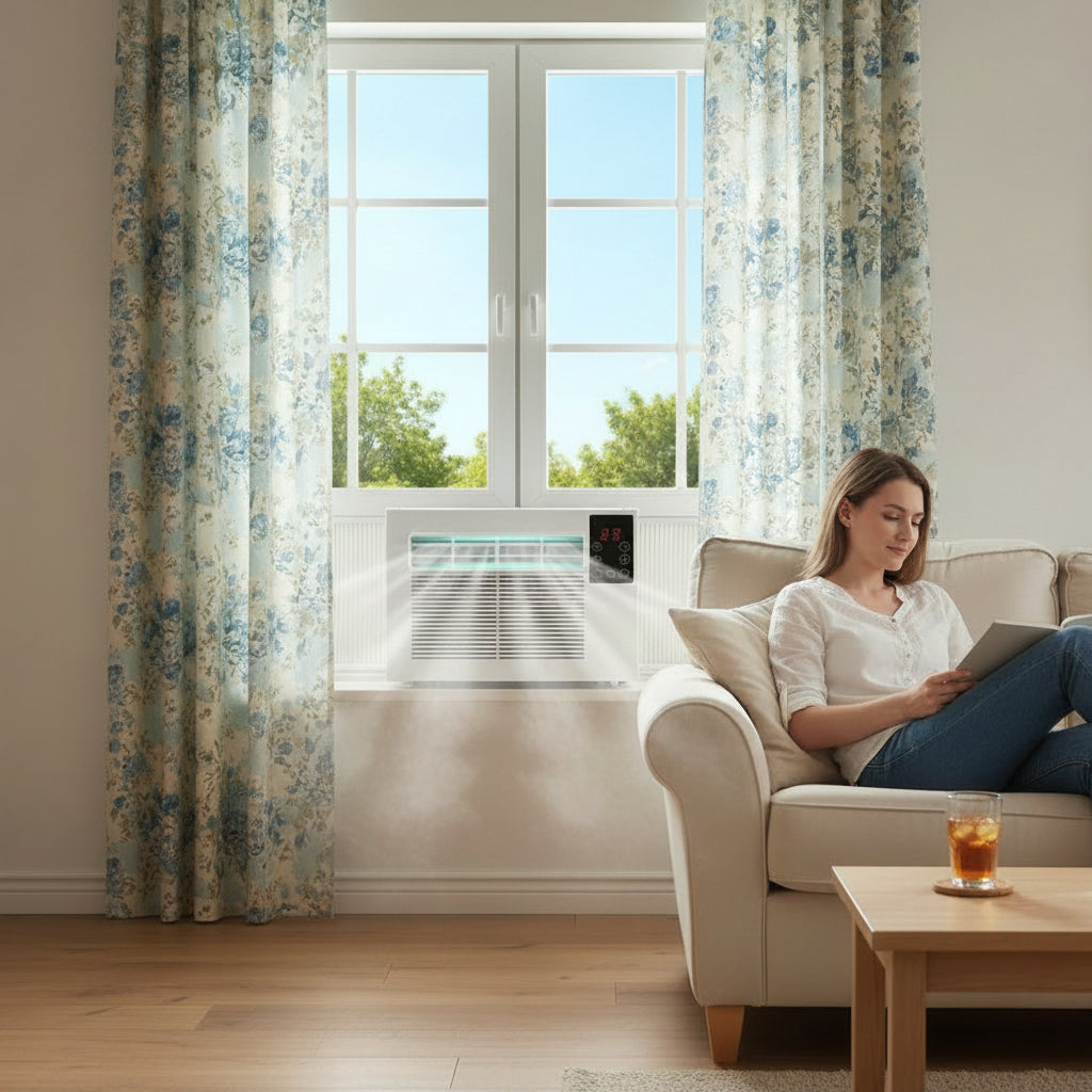 Compact Portable Air Cooler and Dehumidifier – Quiet Operation