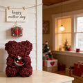 Artificial Flower Bear Decor for Mother's Day Gift
