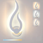 10W Warm White Wall Sconce with Modern Flame LED Design