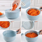 Vegetable Slicer 12-in-1 Stainless Steel Blades