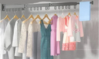 Wall-Mounted Clothes Drying Rack Foldable & Extendable Rust-Resistant Aluminum