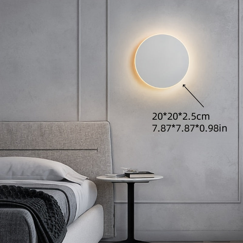 Contemporary Round LED Wall Lamp | Sleek Nordic Style