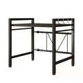Kitchen Storage Rack Retractable Double Layer Carbon Steel