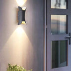 Outdoor LED Wall Light - Upward and Downward Sculpted Design