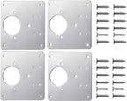Cabinet Hinge Mounting Plate Stainless Steel Brushed Finish
