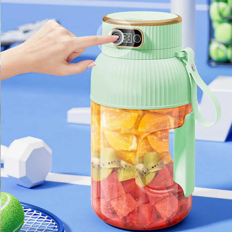 Portable Blender 1.2L USB-C Rechargeable & Digital Display