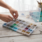 Plastic Organizer Case with Compartments for Mother's Day Storage