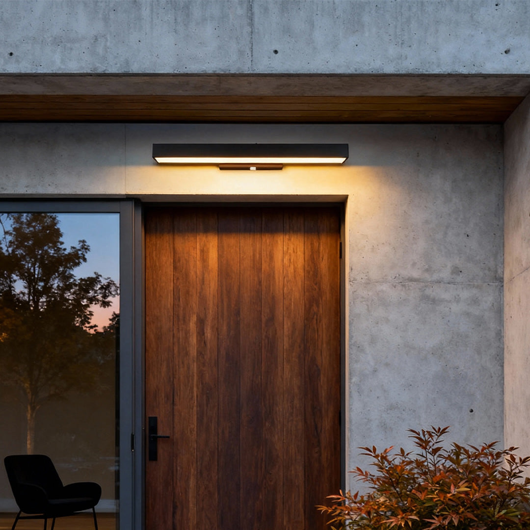 Weatherproof Stainless Steel LED Outdoor Wall Light (Motion Sensor Option)