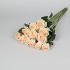 Red Rose Bouquet - Artificial Floral Arrangement for Mother's Day Decor