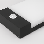 Motion Sensor Outdoor Wall Light with Flat Panel Design