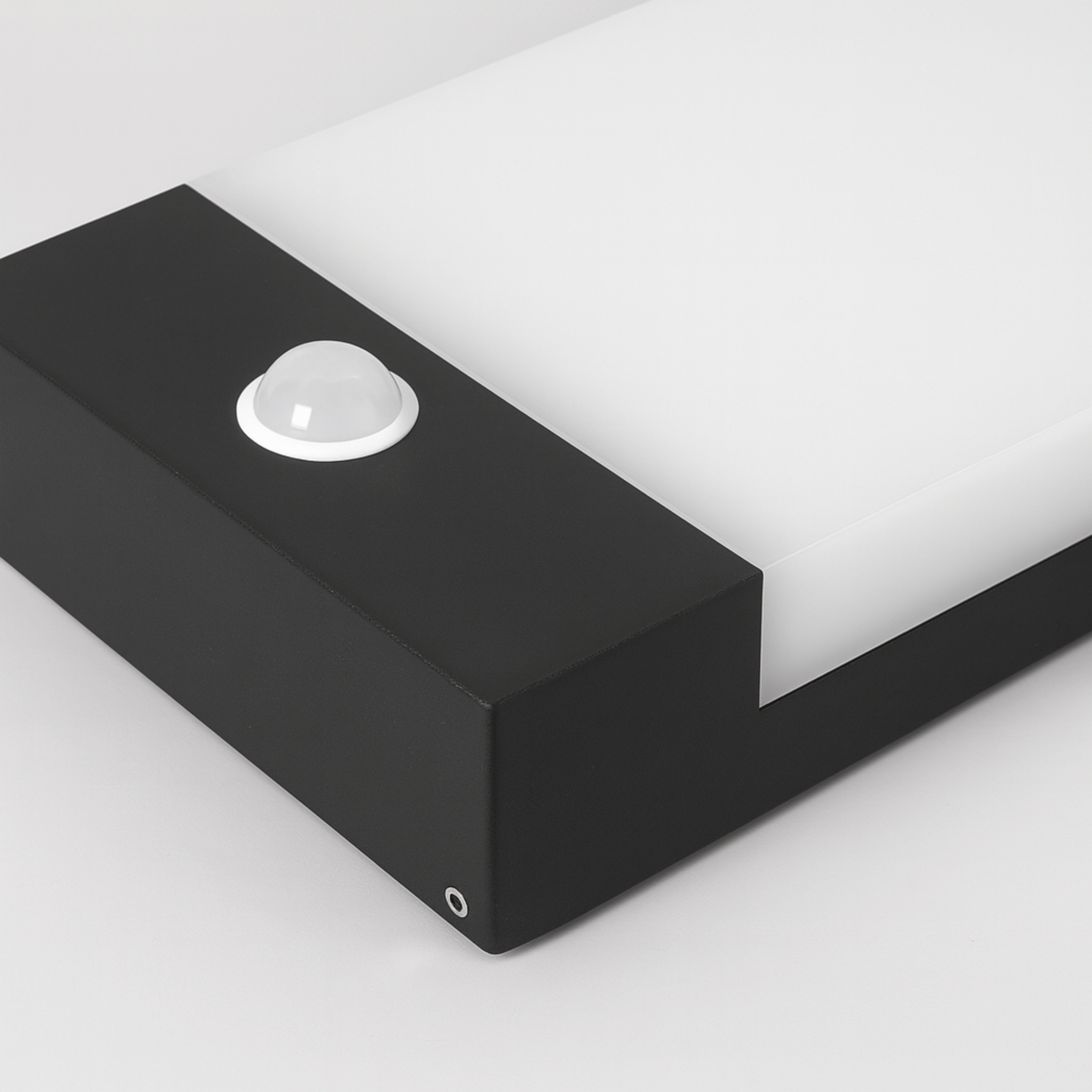 Motion Sensor Outdoor Wall Light with Flat Panel Design