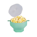 Microwave Popcorn Maker Reusable Silicone Non-Stick & Dishwasher-Safe