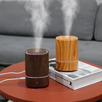 Aromatherapy Diffuser & Humidifier Wood Grain Finish 300ml