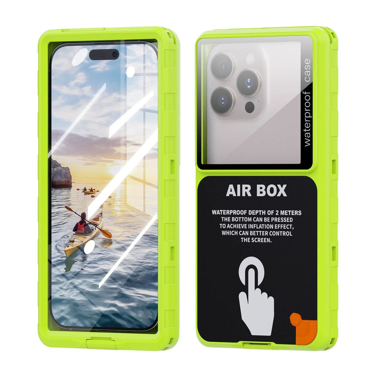 Waterproof Phone Case Set of 2 IP68 Universal Fit
