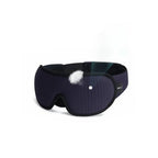 Sleep Mask 3D Contoured Light-Blocking Adjustable Strap
