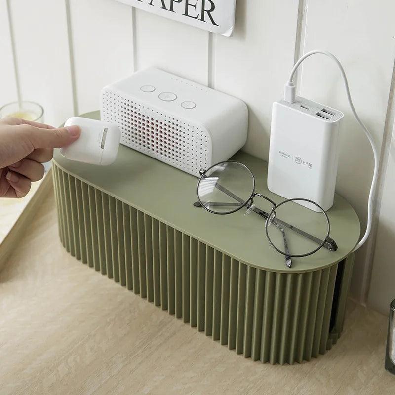 Cable Organizer Box Heat-Resistant Removable Lid
