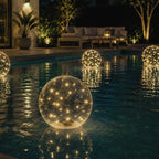 Solar-Powered Floating Multicolor Lamp (Remote Control)