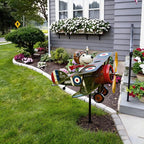 Weather-Resistant Stainless Steel Biplane Wind Spinner