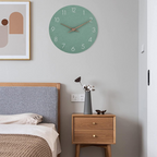 Contemporary Wooden Wall Clock with Minimalist Style