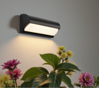 Rectangular LED Panel Outdoor Wall Light in Black