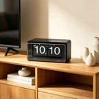 Vintage Style Flip Clock with Automatic Time Display