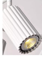 Elegant Ribbed White Pendant Light for Stylish Kitchens