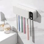 Toothbrush Steriliser UV Kills 99% Wall-Mounted Rechargeable